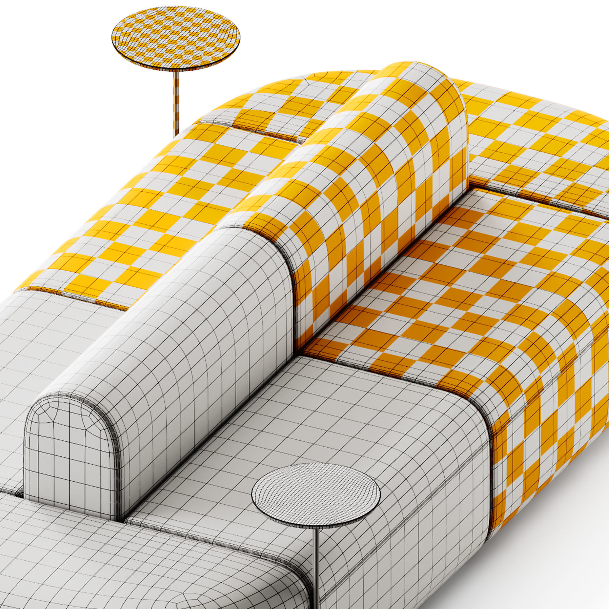 ARTIKO Sectional modular fabric sofa AT 10 by MDD 3D model_6