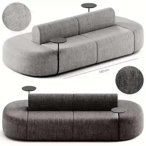 ARTIKO Sectional modular fabric sofa AT 10 by MDD 