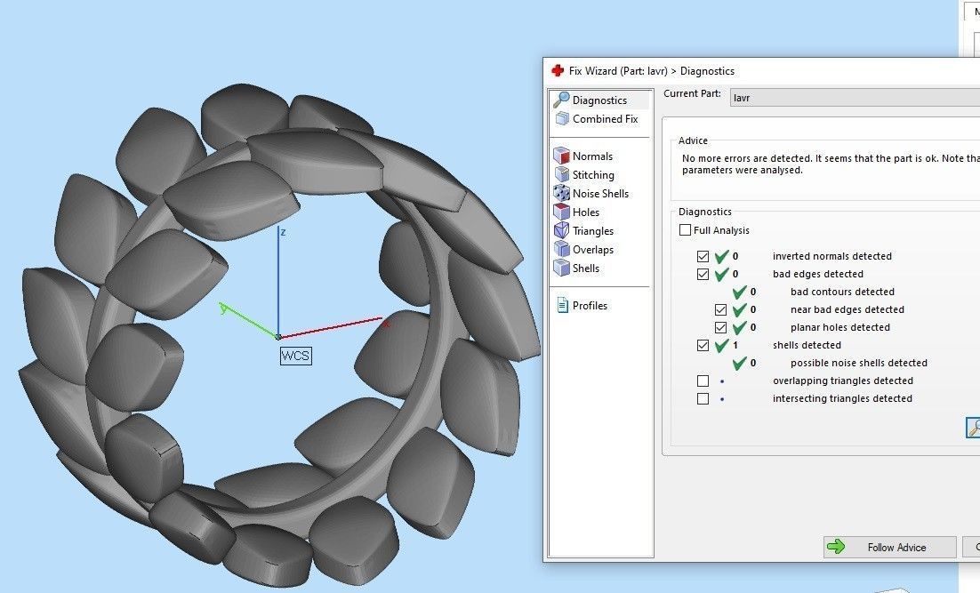 Laurel ring 3D print model_4