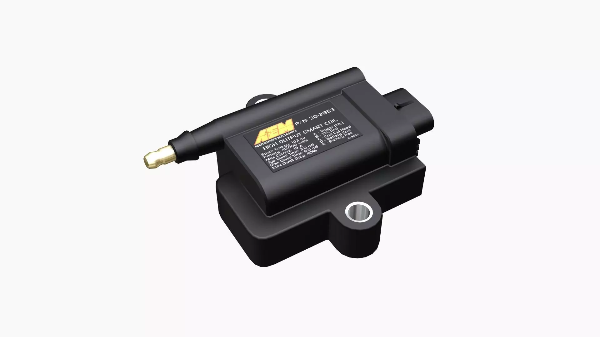 AEM High Output Smart Coil Low-poly 3D model_0