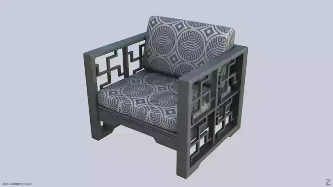 Asia wooden chair