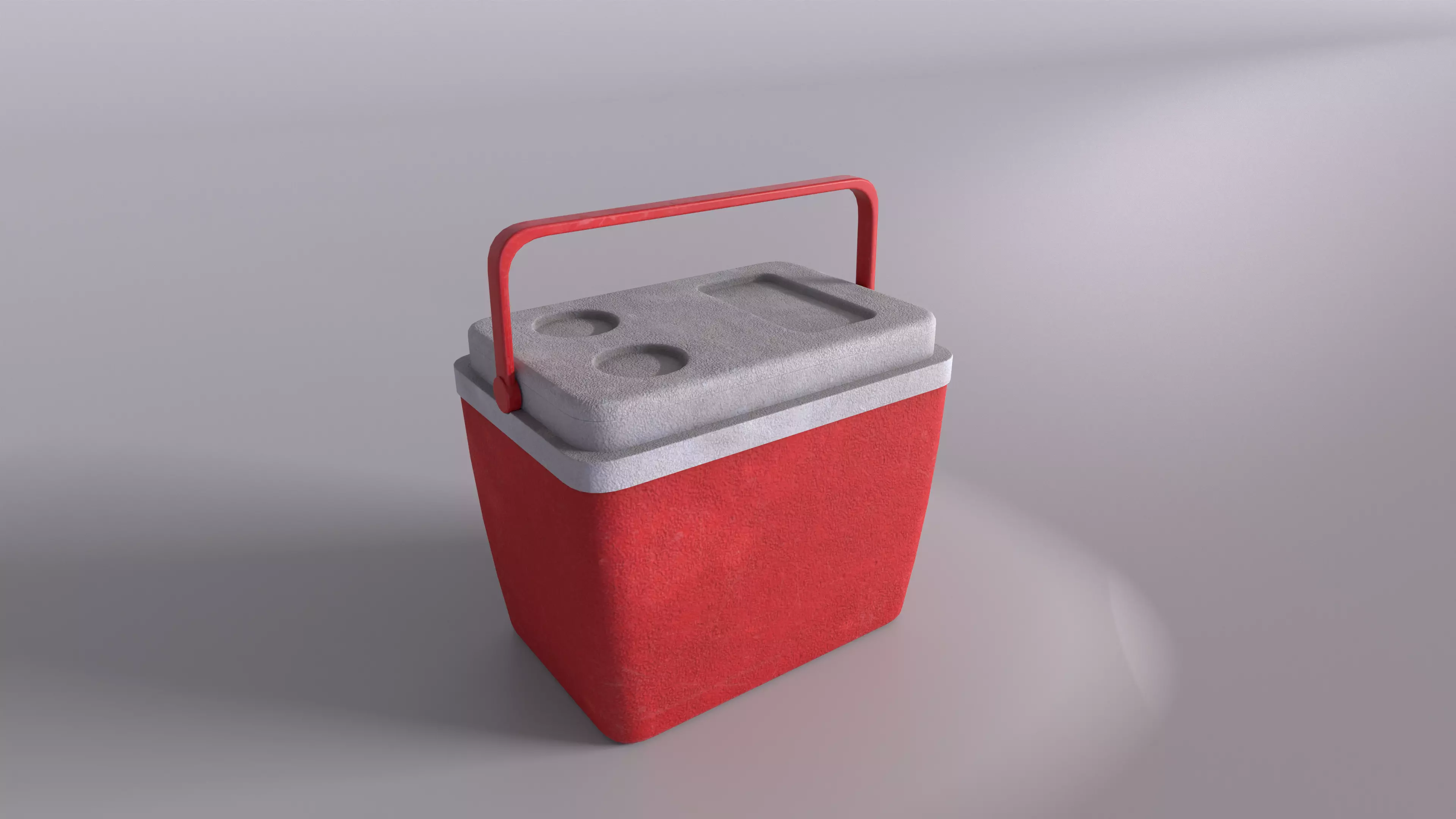 Cooler Low-poly 3D model_0
