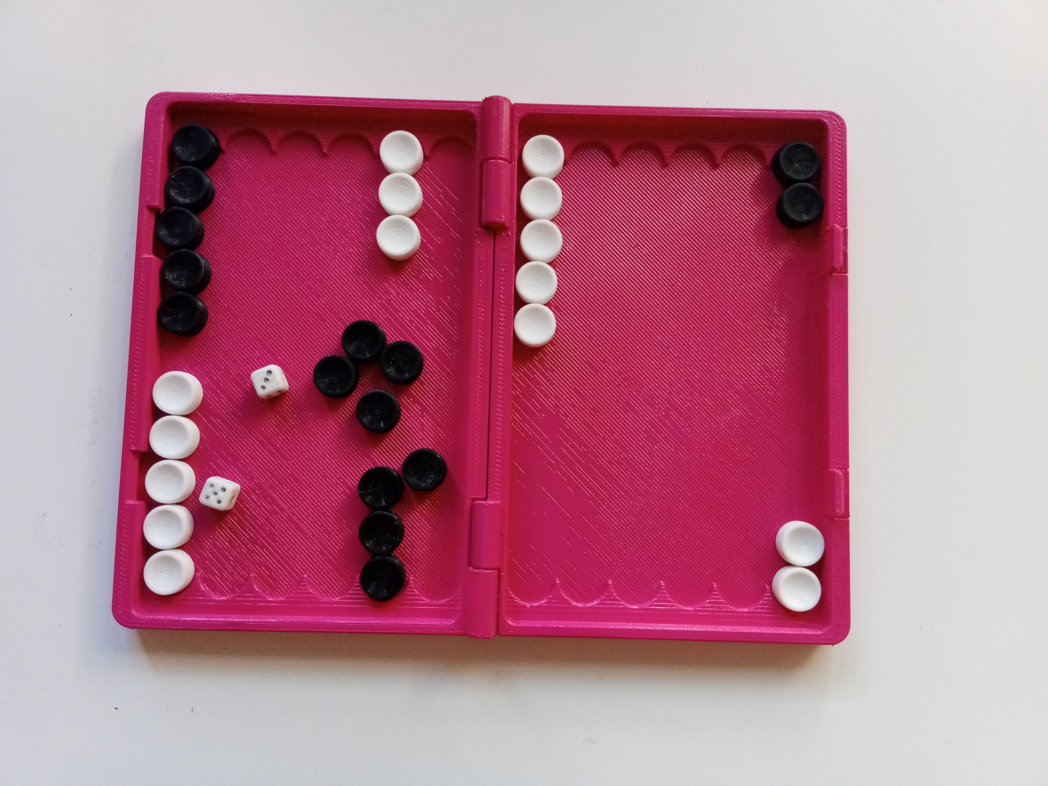 backgammon 3D print model_29