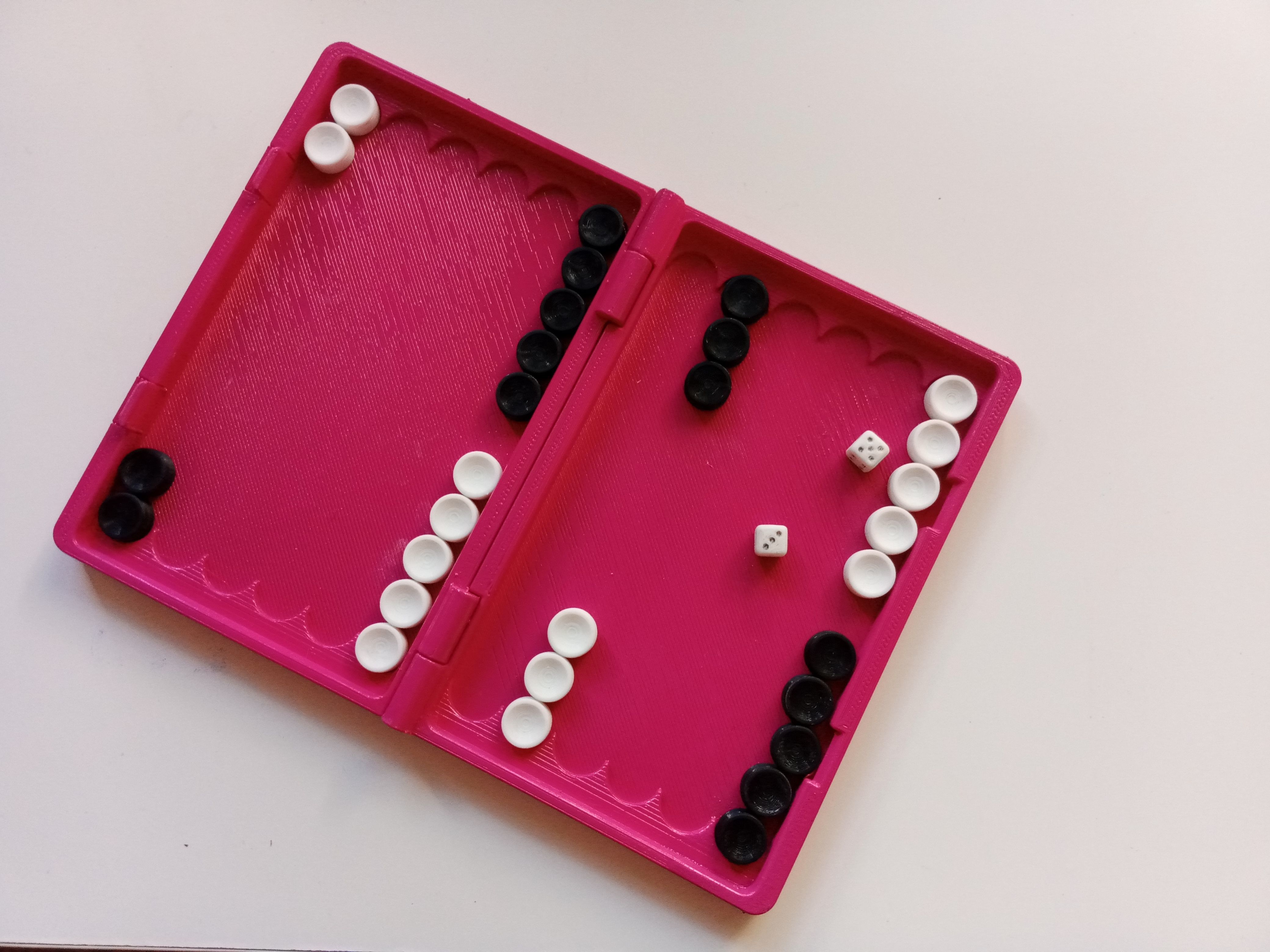 backgammon 3D print model_30