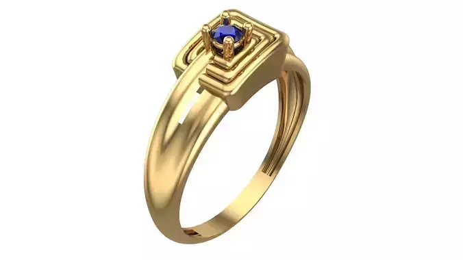 SINGLE STONE RING-RT18