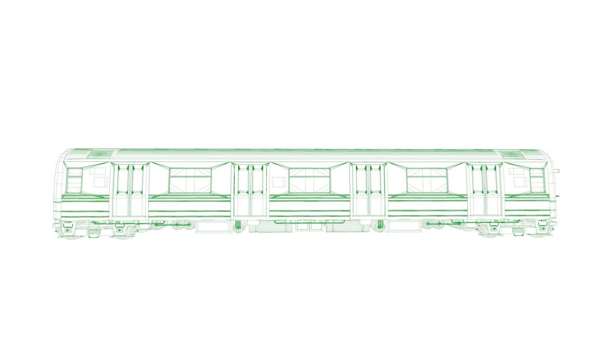 SUBWAY  CAR - TUNNEL - STATION 3D model_16