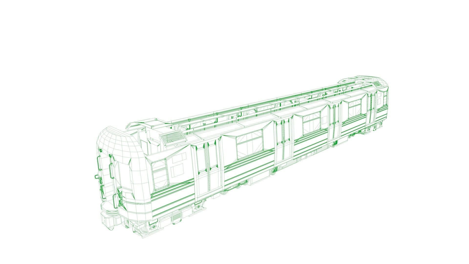 SUBWAY  CAR - TUNNEL - STATION 3D model_21