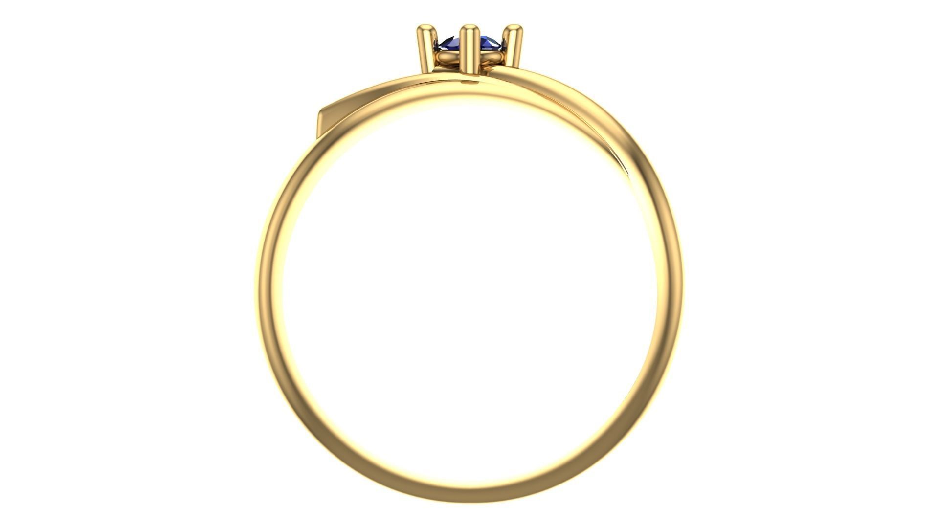 SINGLE STONE RING--22 pieces 3D print model_76