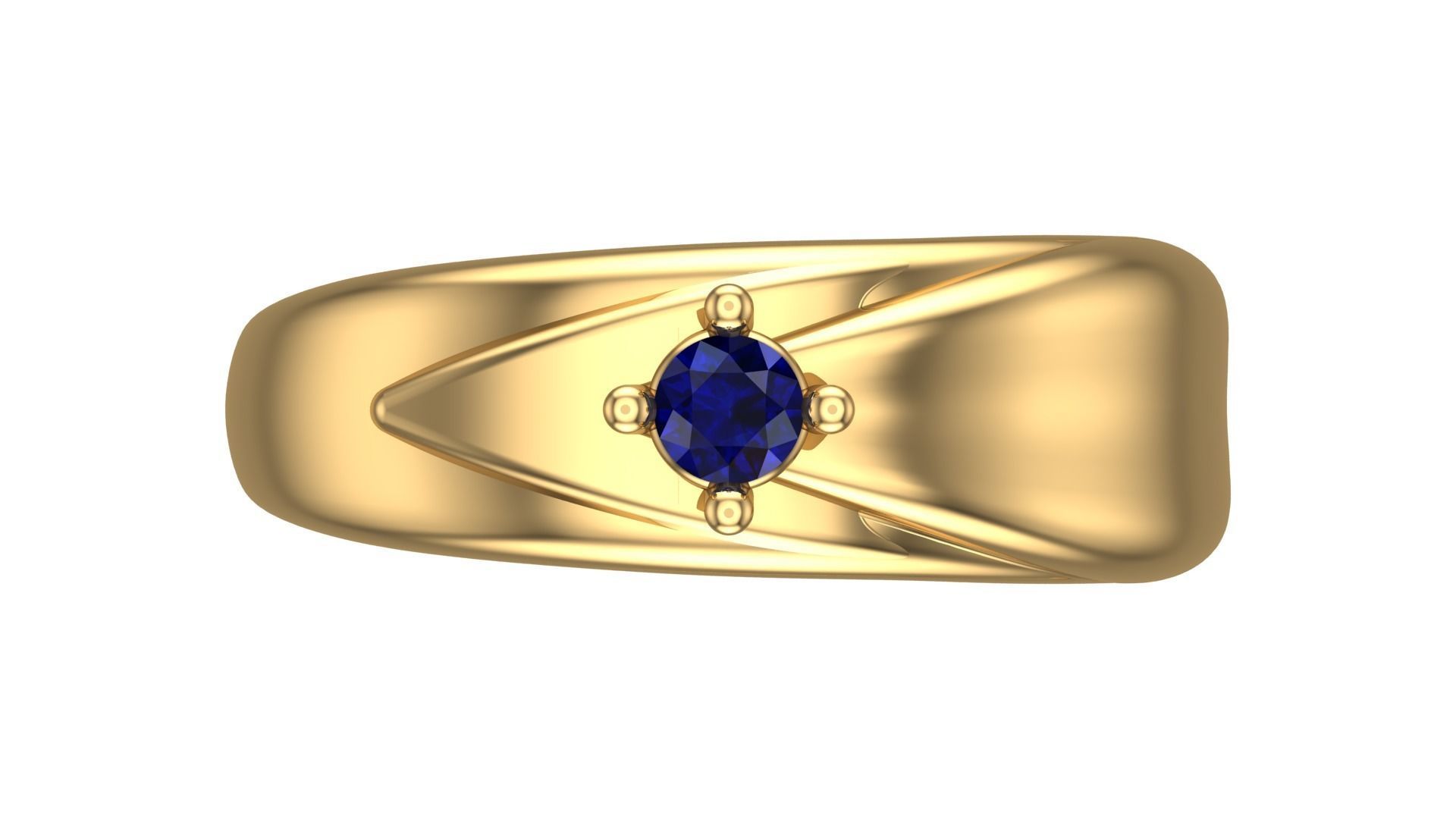 SINGLE STONE RING--22 pieces 3D print model_58