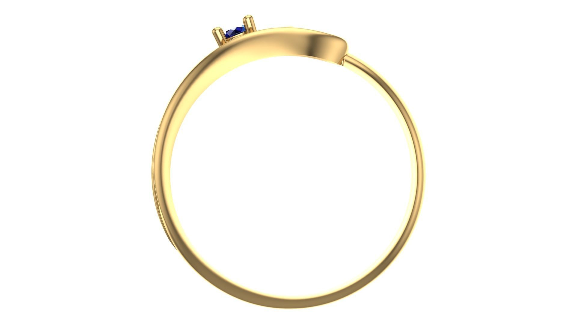 SINGLE STONE RING--22 pieces 3D print model_73