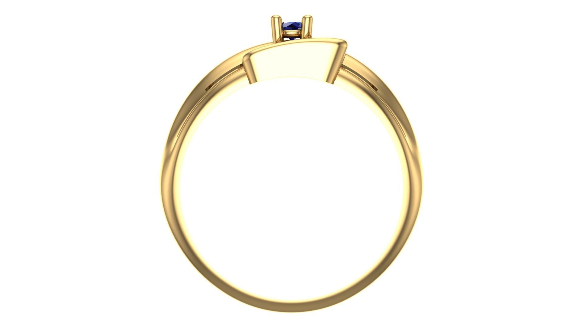 SINGLE STONE RING--22 pieces 3D print model_21