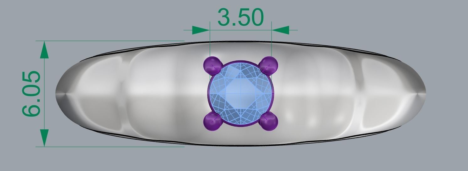 SINGLE STONE RING--22 pieces 3D print model_34