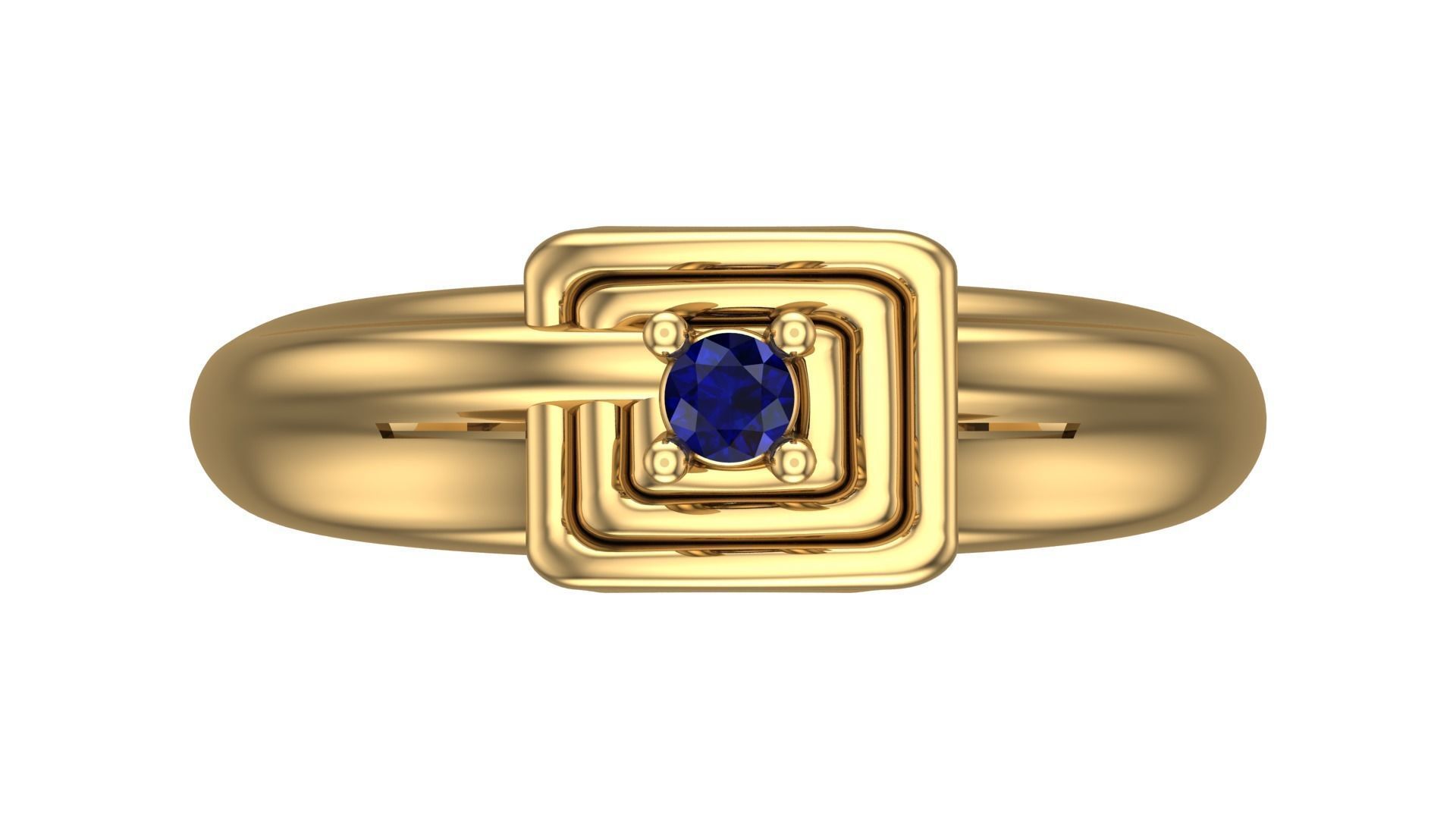 SINGLE STONE RING--22 pieces 3D print model_22