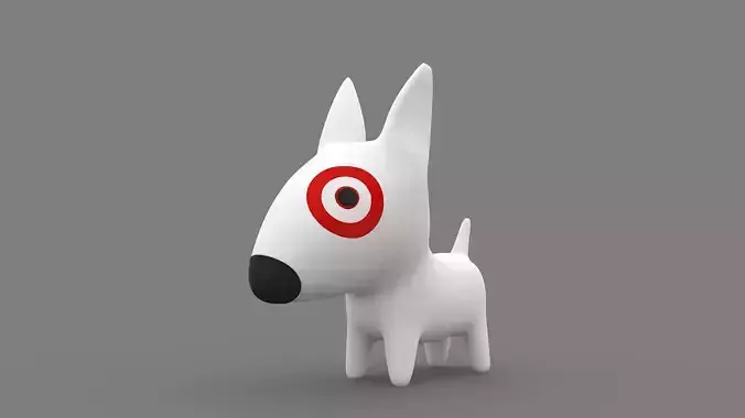 Target Mascot Bullseye  3D model