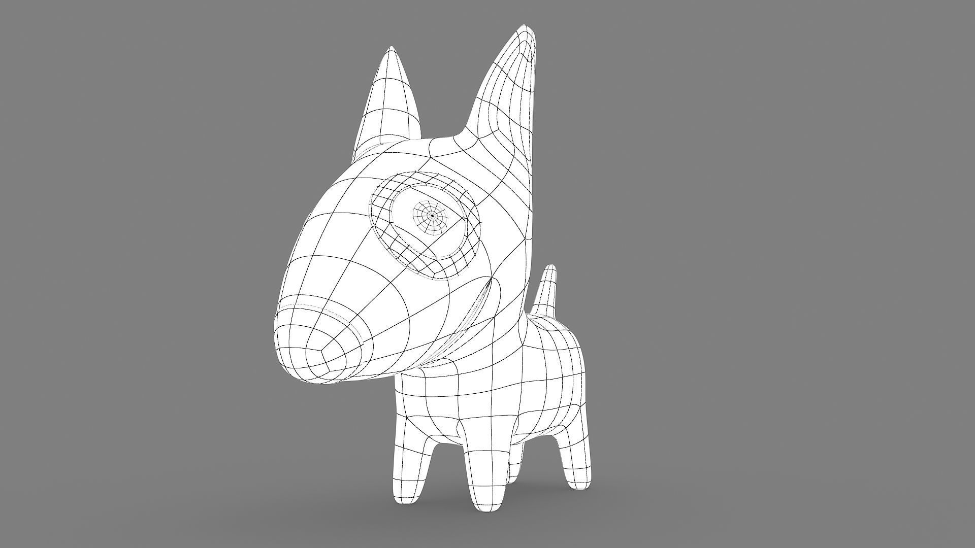Target Mascot Bullseye  3D model_9