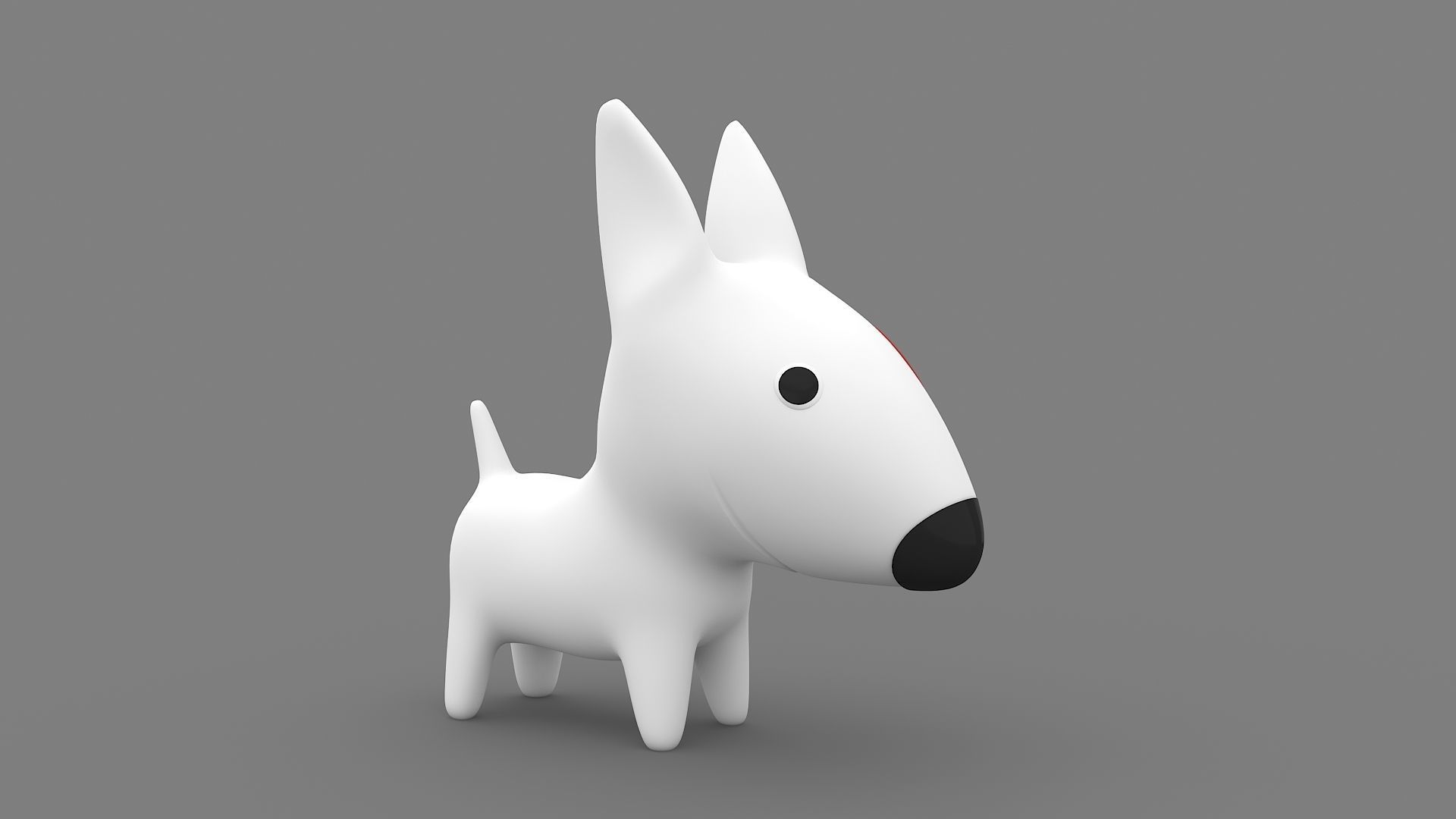 Target Mascot Bullseye  3D model_5