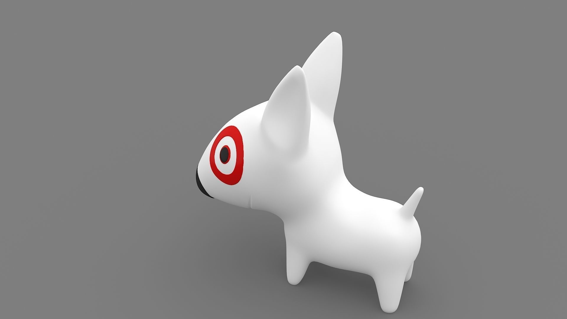 Target Mascot Bullseye  3D model_7