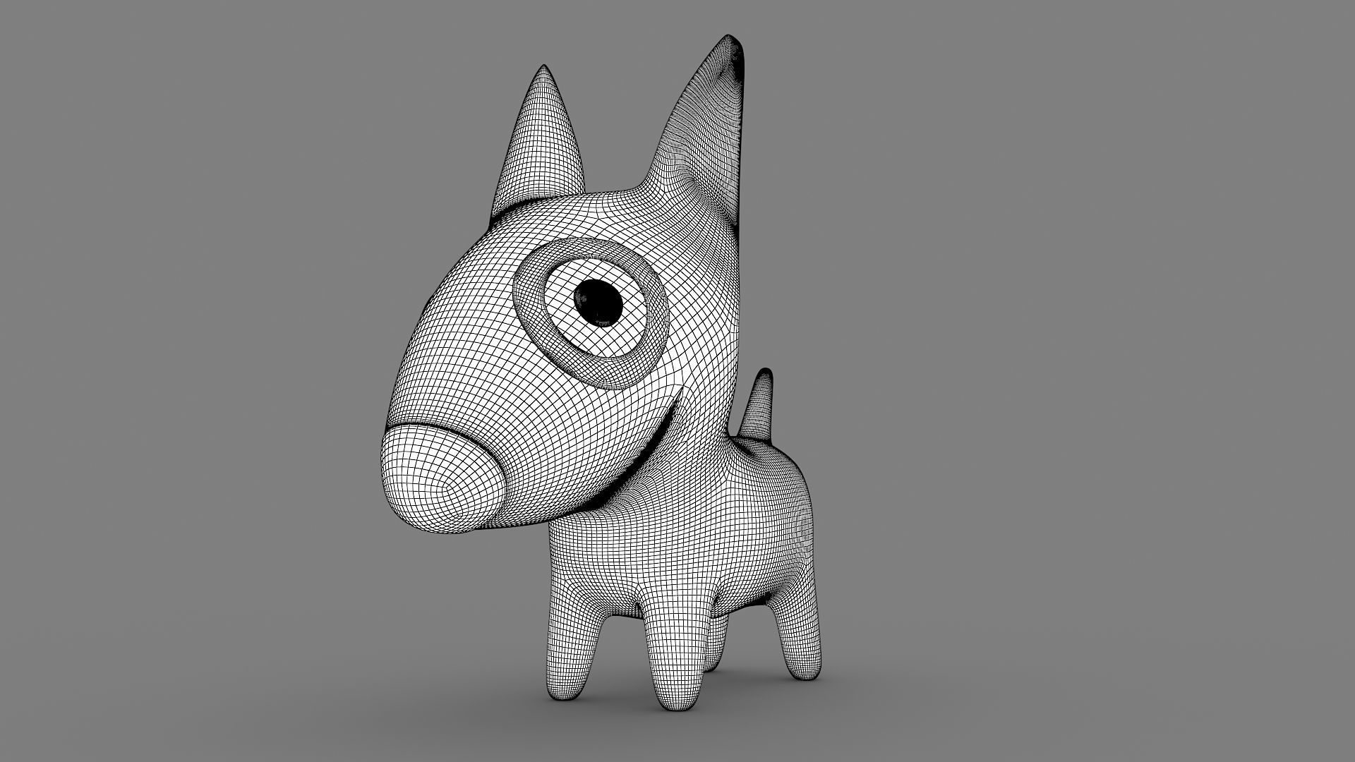 Target Mascot Bullseye  3D model_8