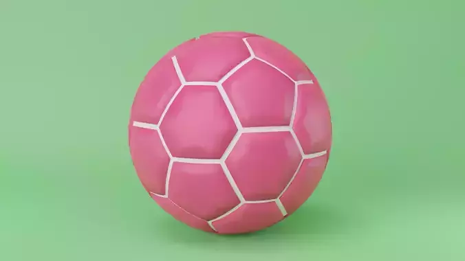 Pink Soccer Ball