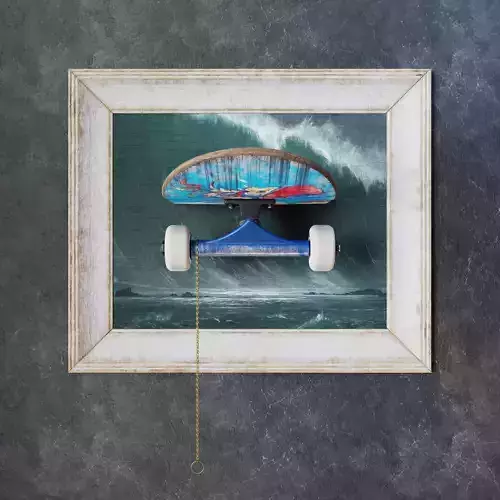 Skate Frame Decor