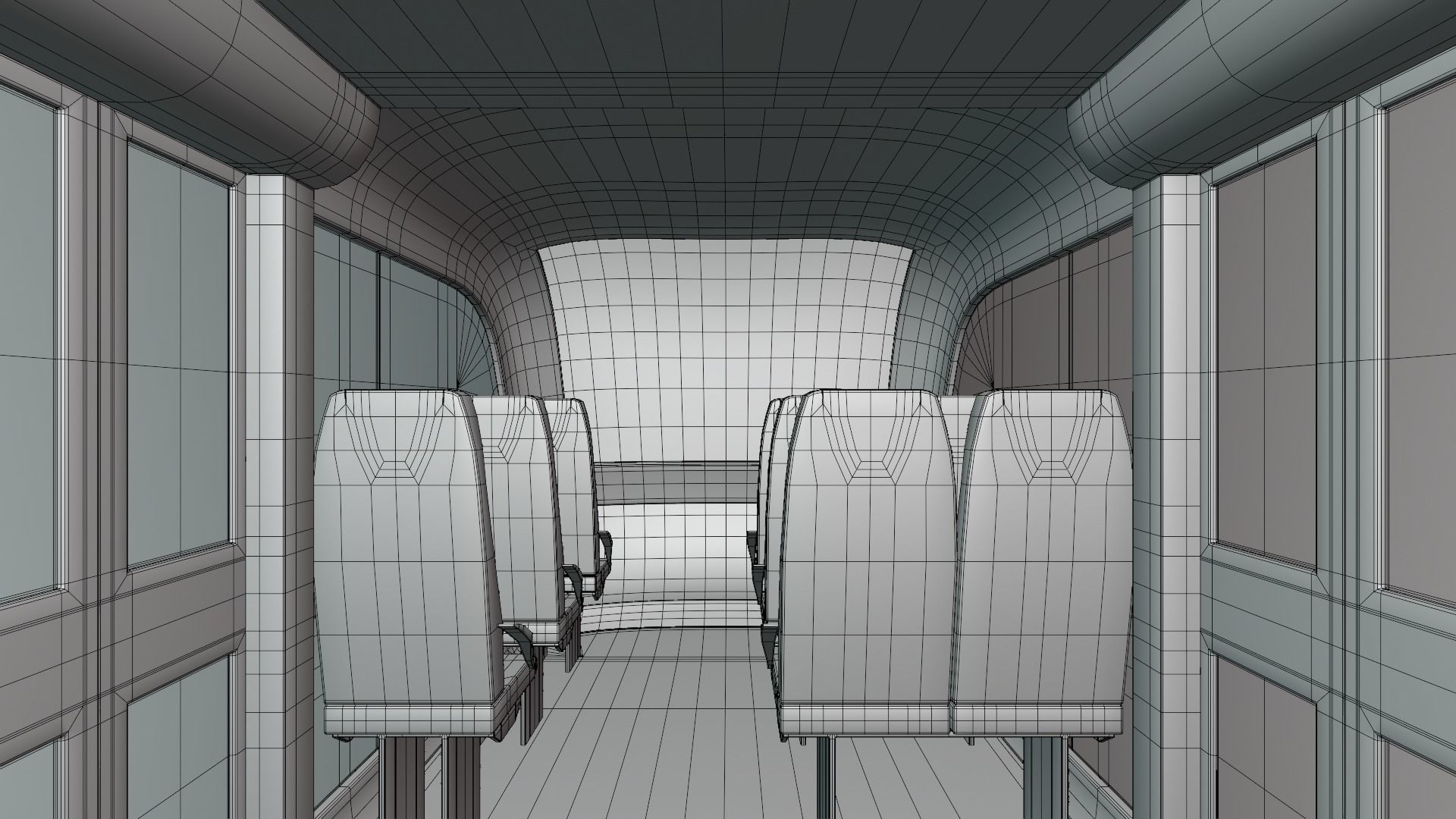 Sky train concept 2023 3D model_19