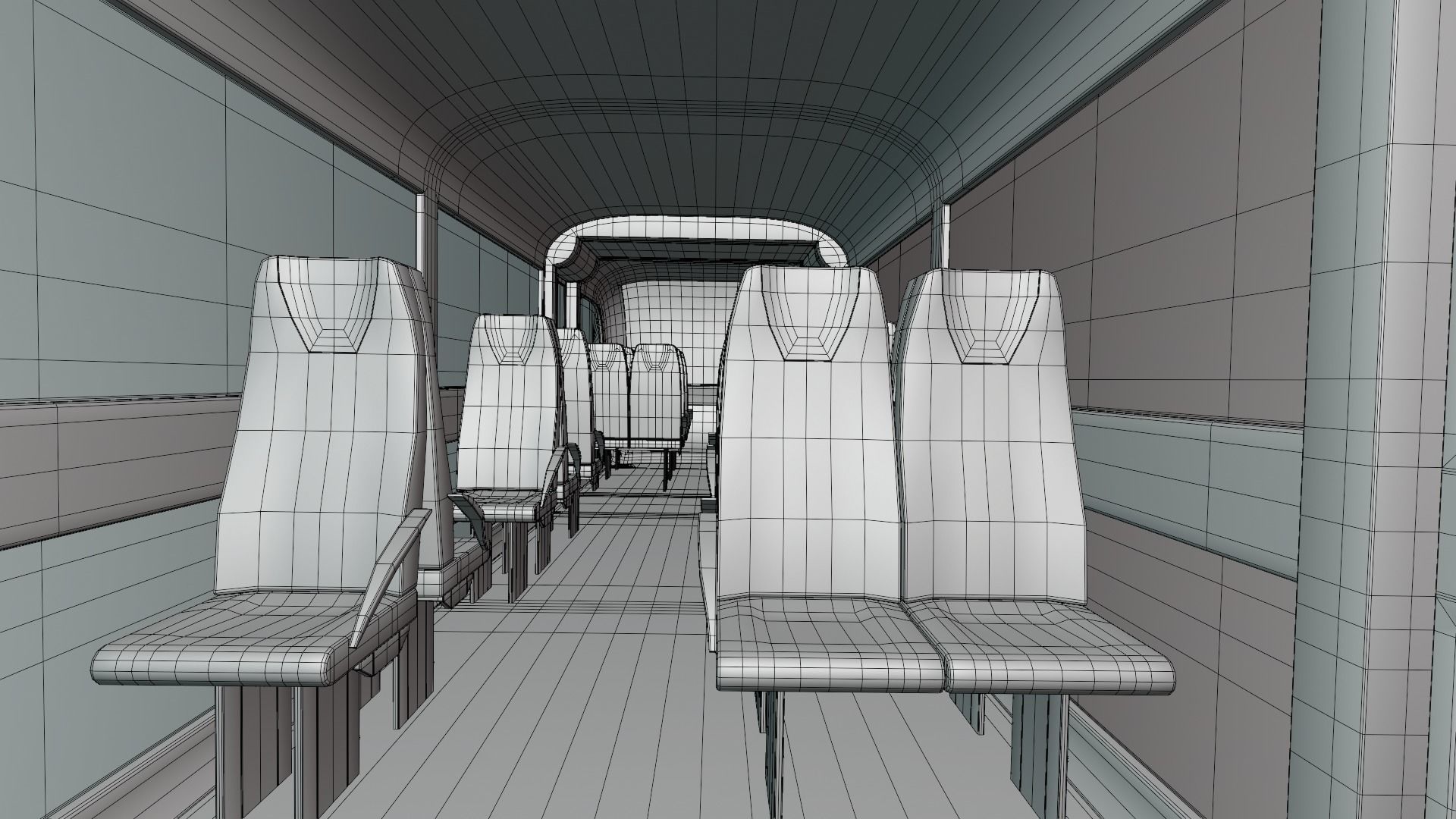 Sky train concept 2023 3D model_16