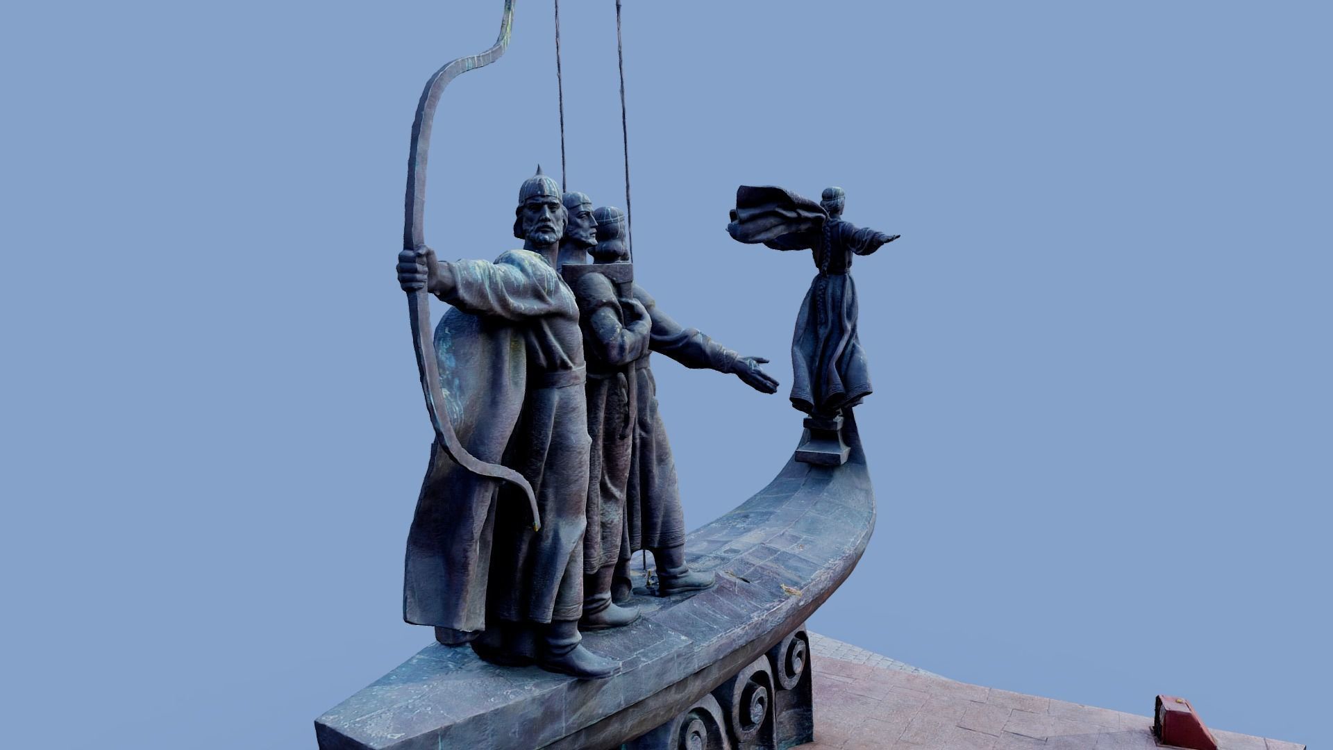 3D Monument to Founders of Kyiv - Kyiv Ukraine 3D model_21