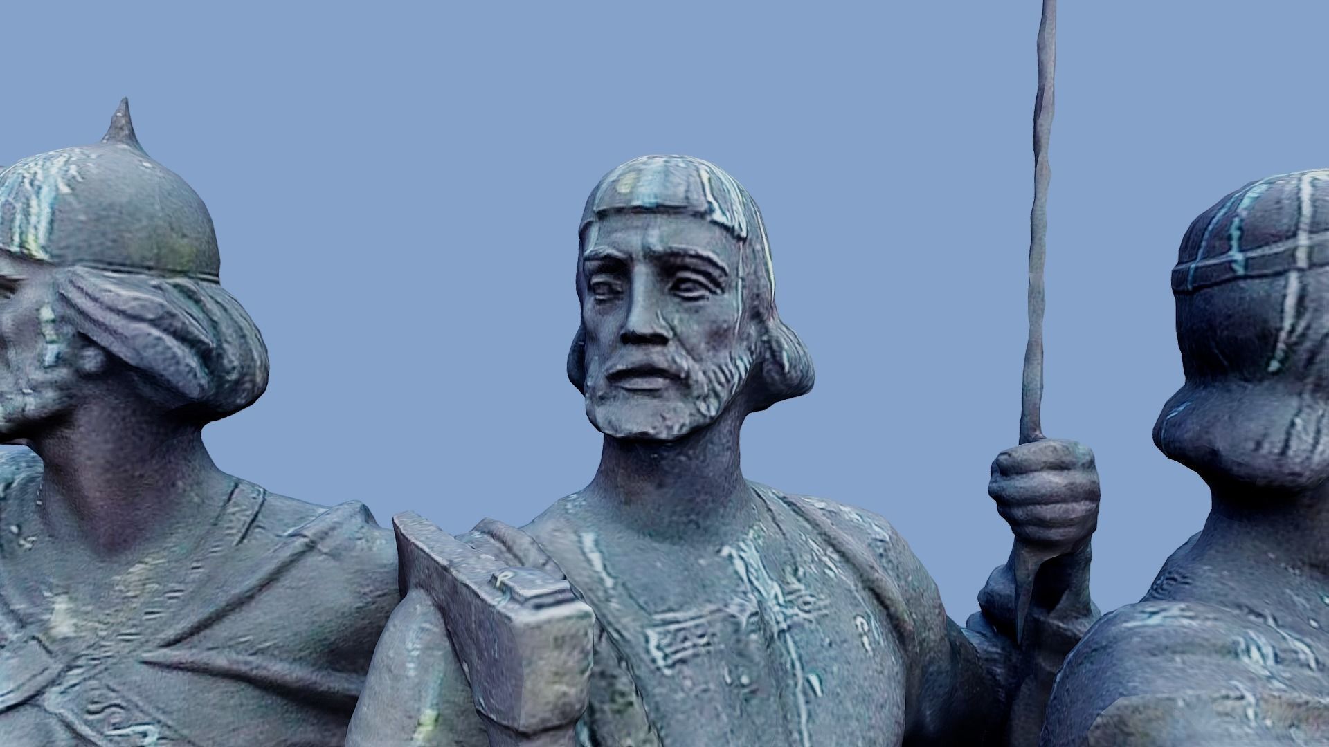 3D Monument to Founders of Kyiv - Kyiv Ukraine 3D model_10