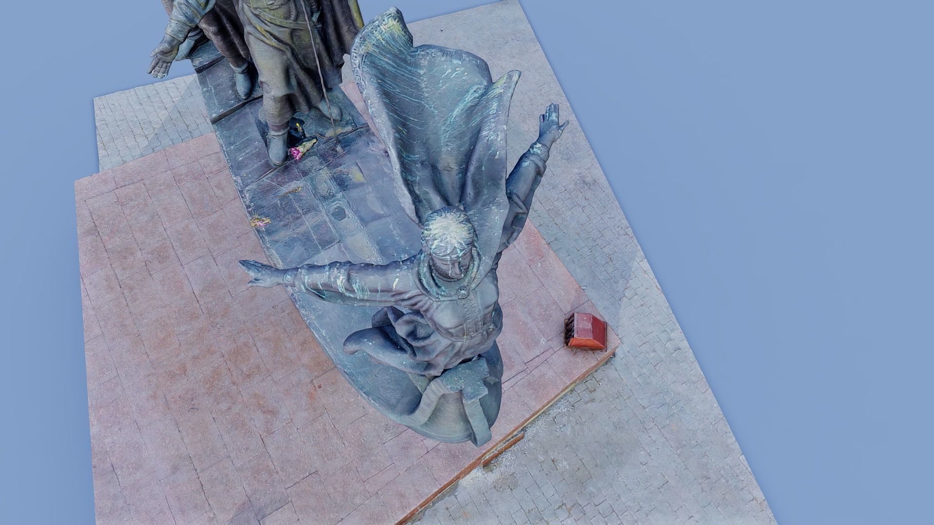 3D Monument to Founders of Kyiv - Kyiv Ukraine 3D model_6