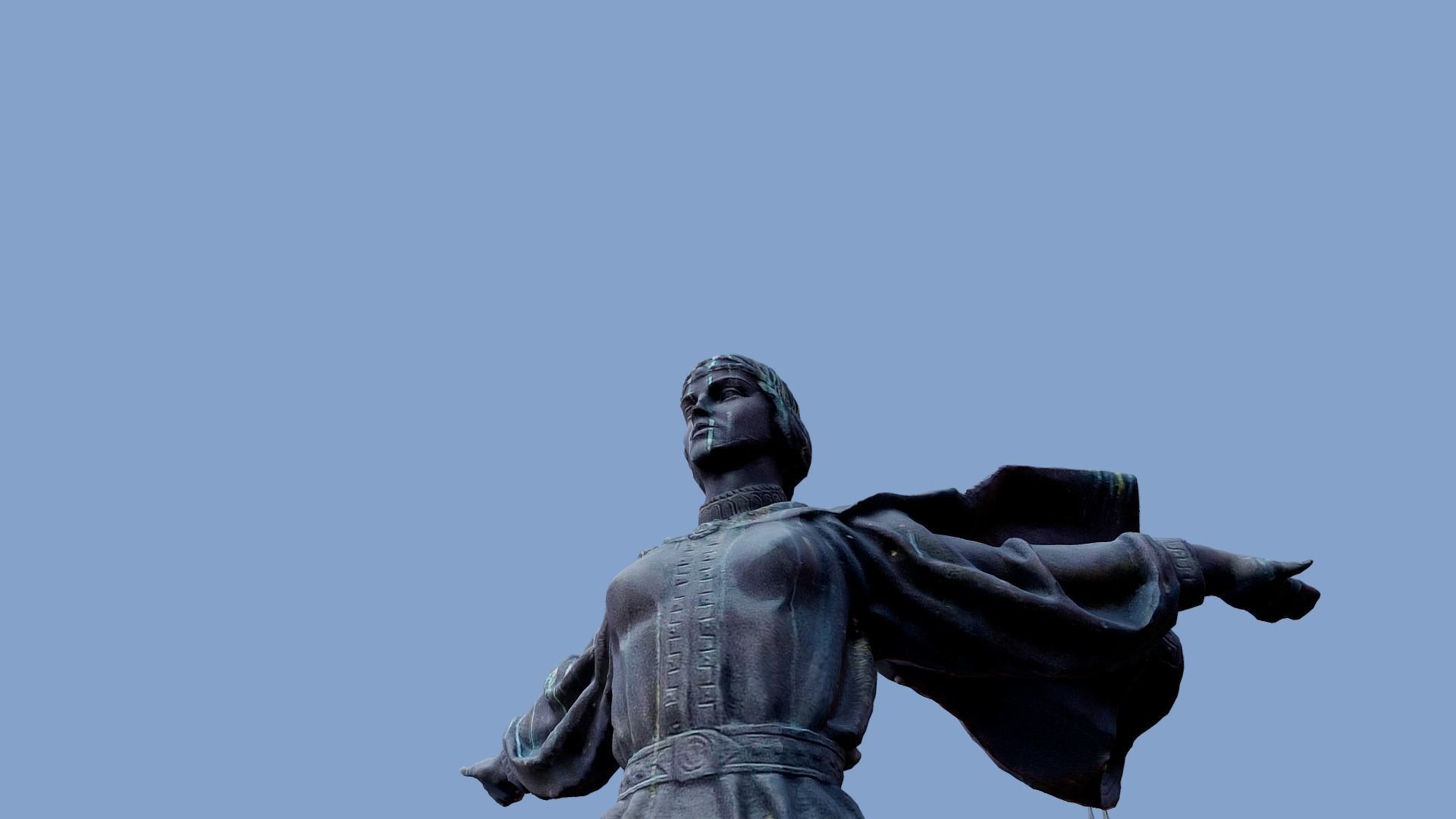 3D Monument to Founders of Kyiv - Kyiv Ukraine 3D model_4