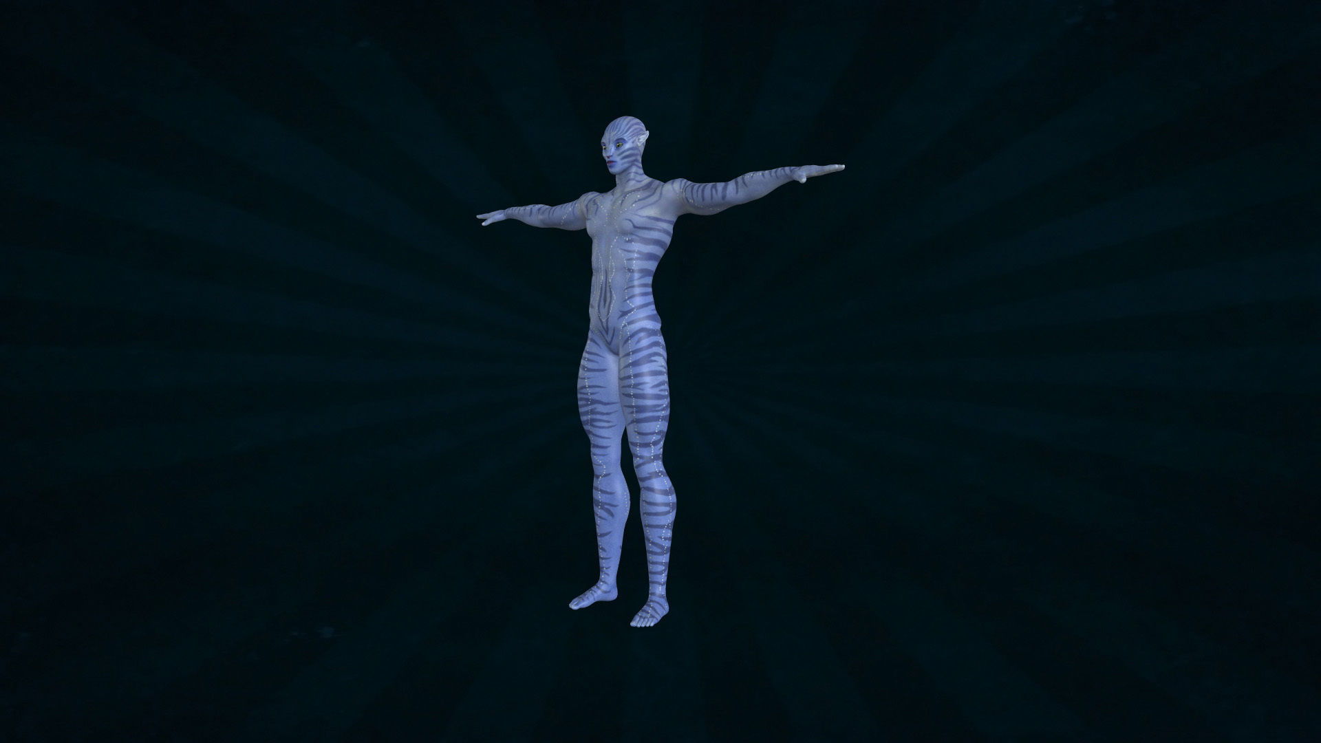 AVTR-001 Rigged Avatar 3D model_5