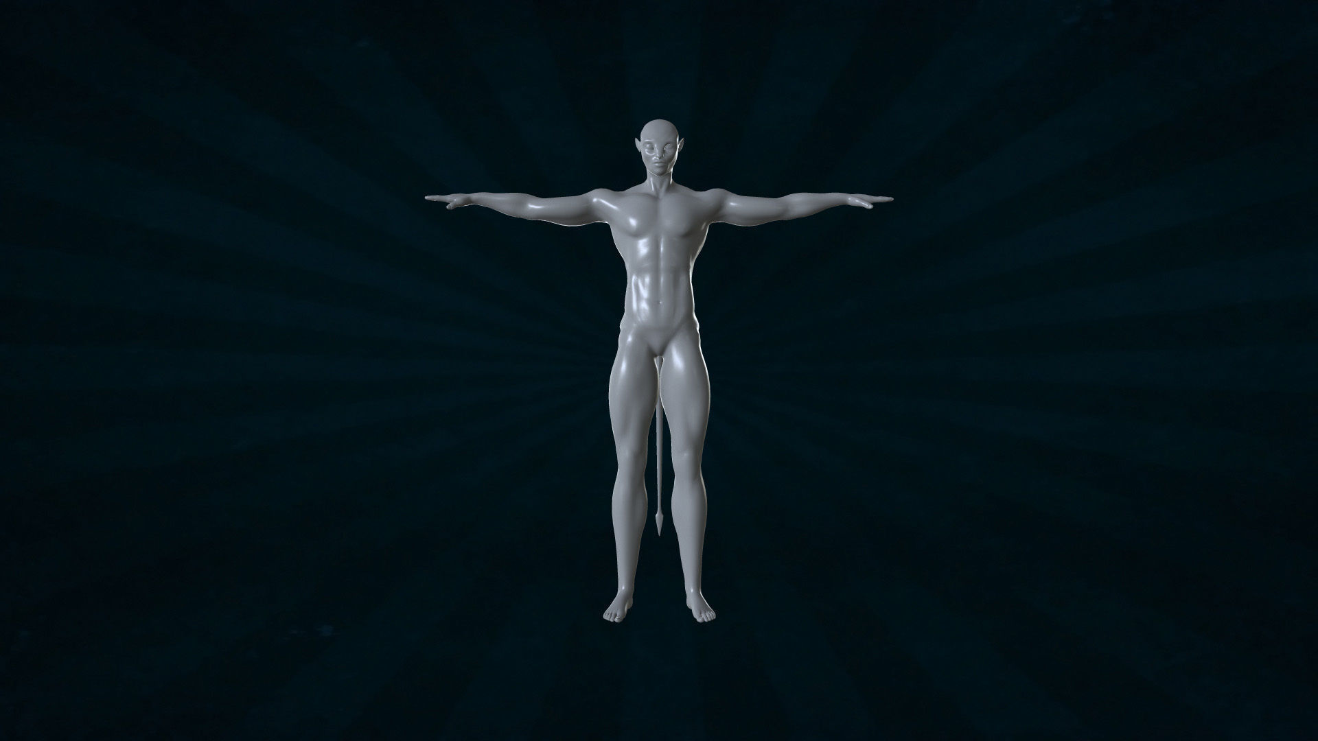 AVTR-001 Rigged Avatar 3D model_3