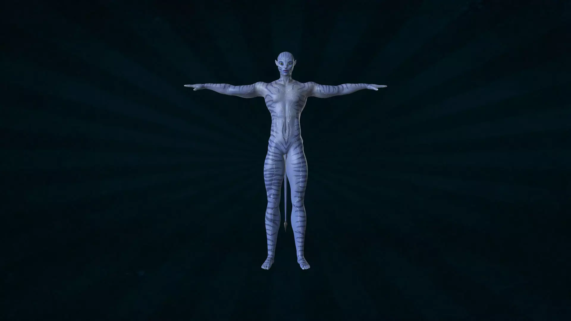 AVTR-001 Rigged Avatar 3D model_0