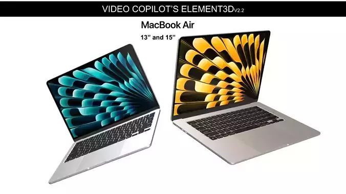 Element3D - Apple Macbook Air 2023 3D model