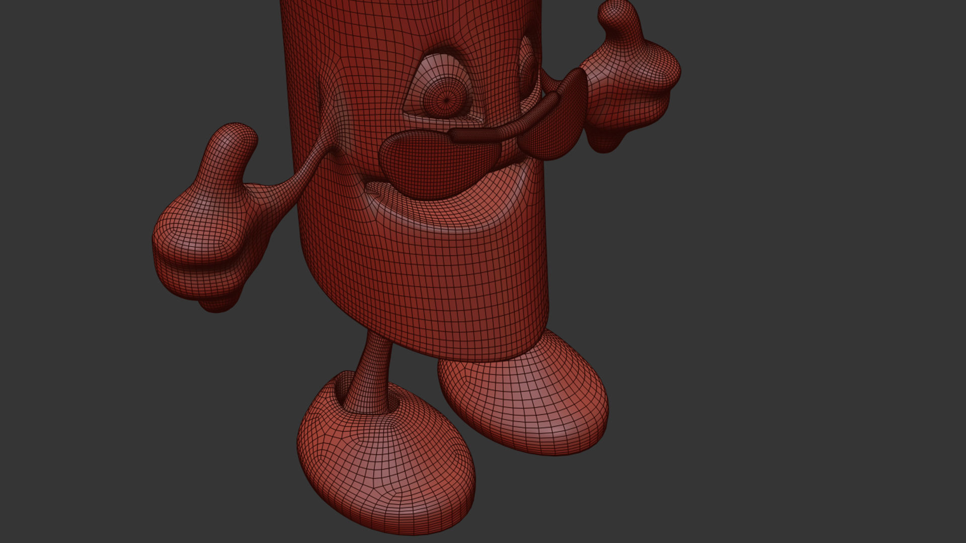 Spicy Snacks Character with Firey head also ready for Printing 3D model ...