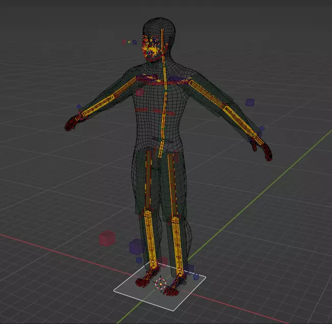 Fully rigged free to use model Free low-poly 3D model_0