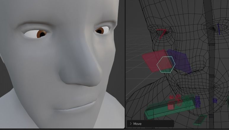 Fully rigged free to use model Free low-poly 3D model_12