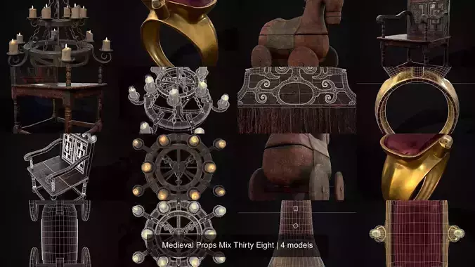 Medieval Prop Mix Thirty Eight