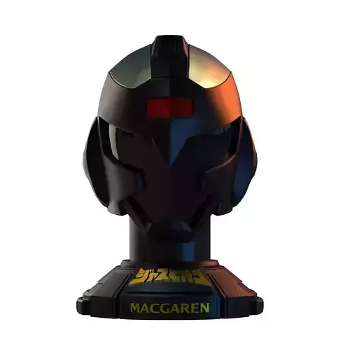 Macgaren Bust - Helmet 3D print model