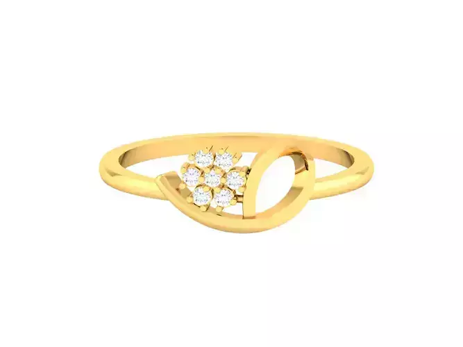 Diamond Ring For Women 3d Print Model 3D print model