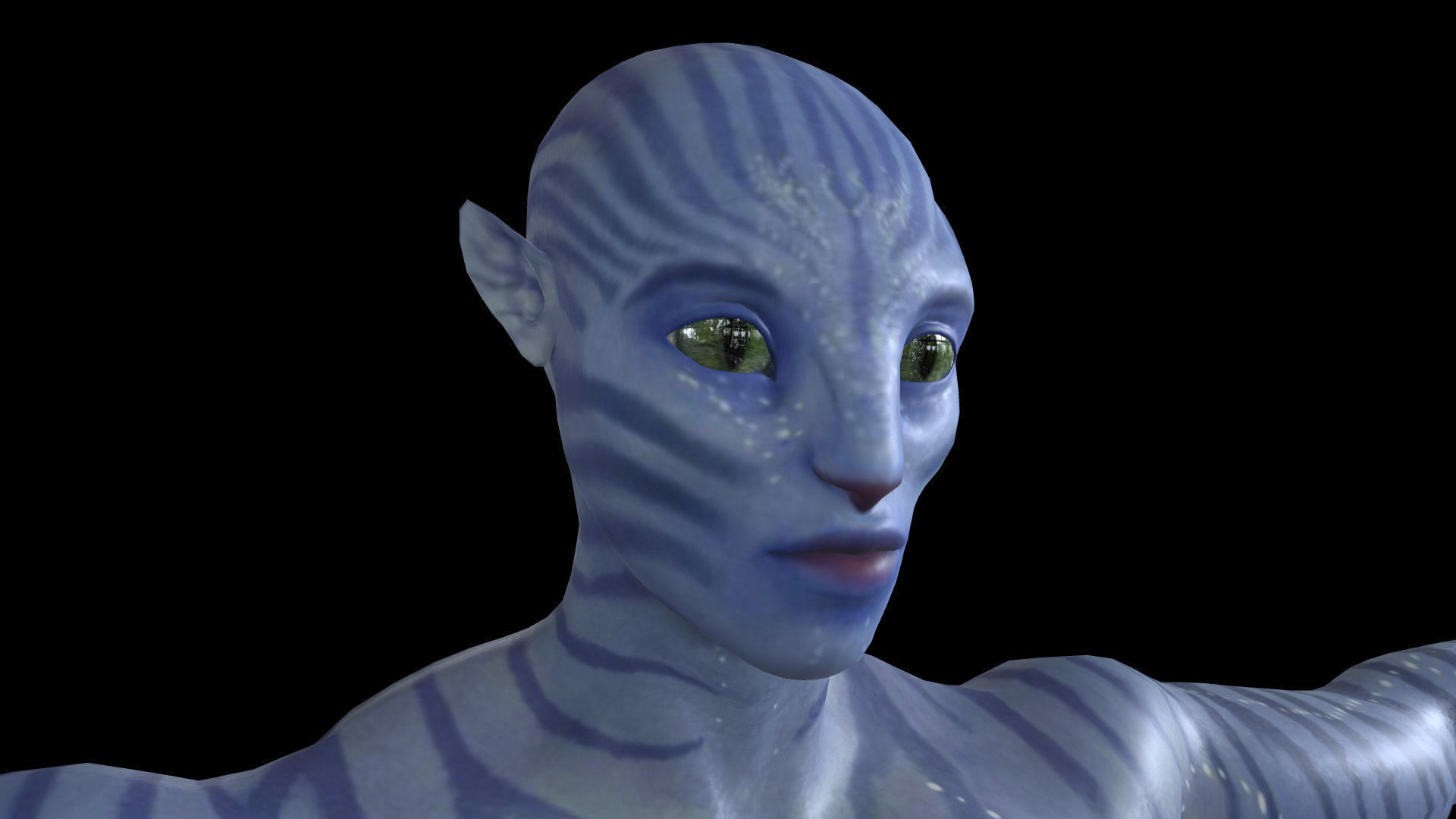 AVTR001 Rigged Avatar 3D model rigged | CGTrader
