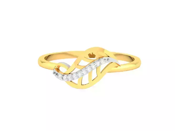 Diamond Ring For Women 3d Print Model