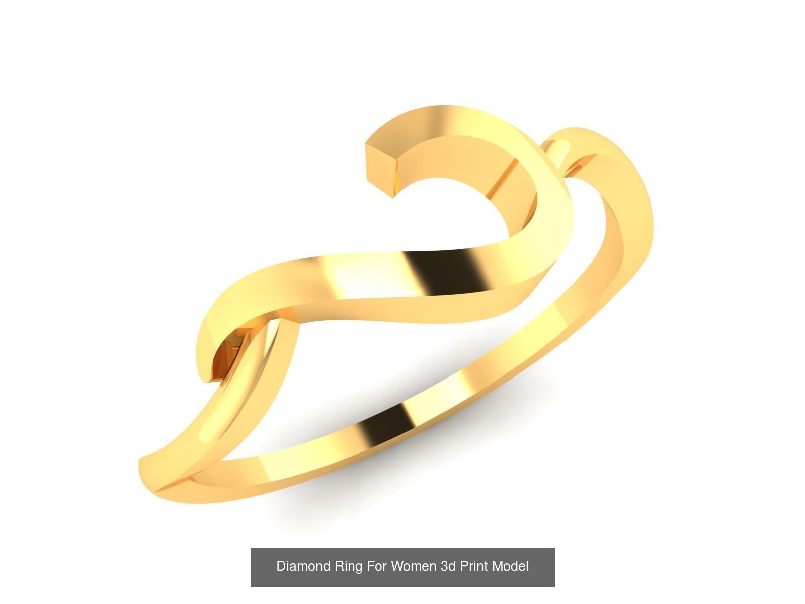 Diamond Rings Collection For Women 3d Print Model _29