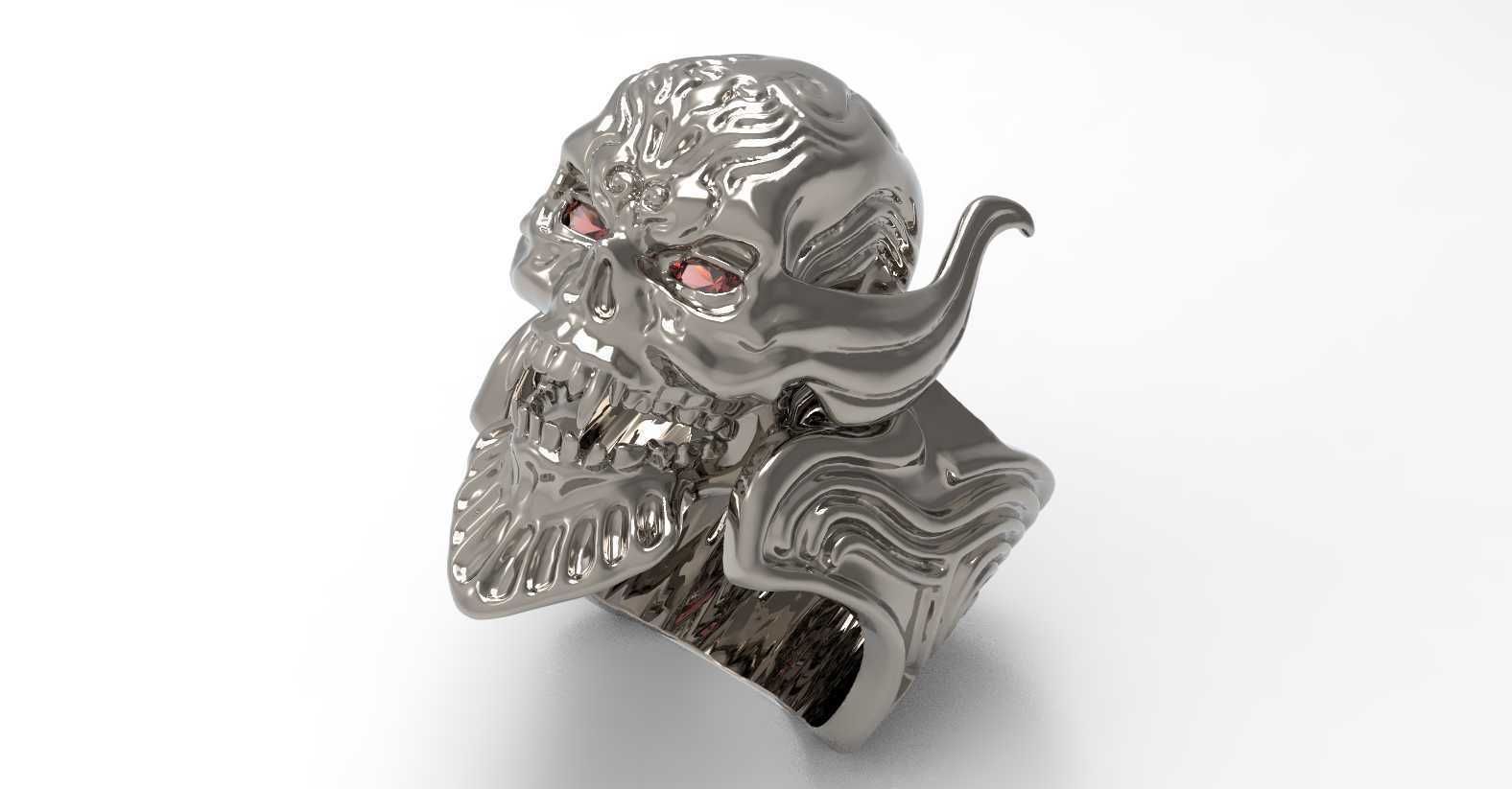 Garo ring 3D print model_2