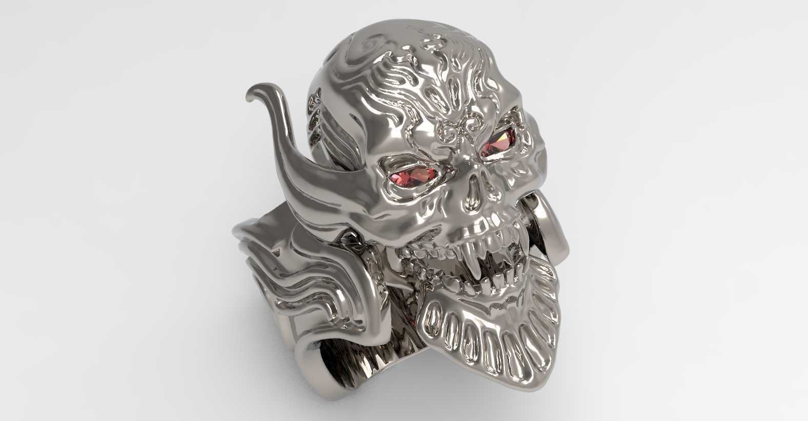 Garo ring 3D print model_3