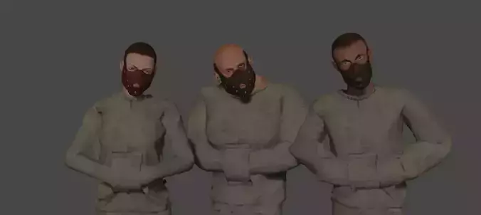 Mental Hospital Patients - Hannibal Masks