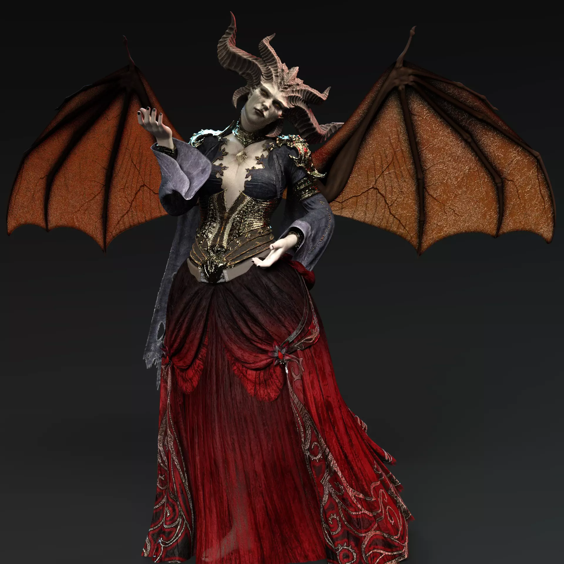 Lilith character 3D model_0