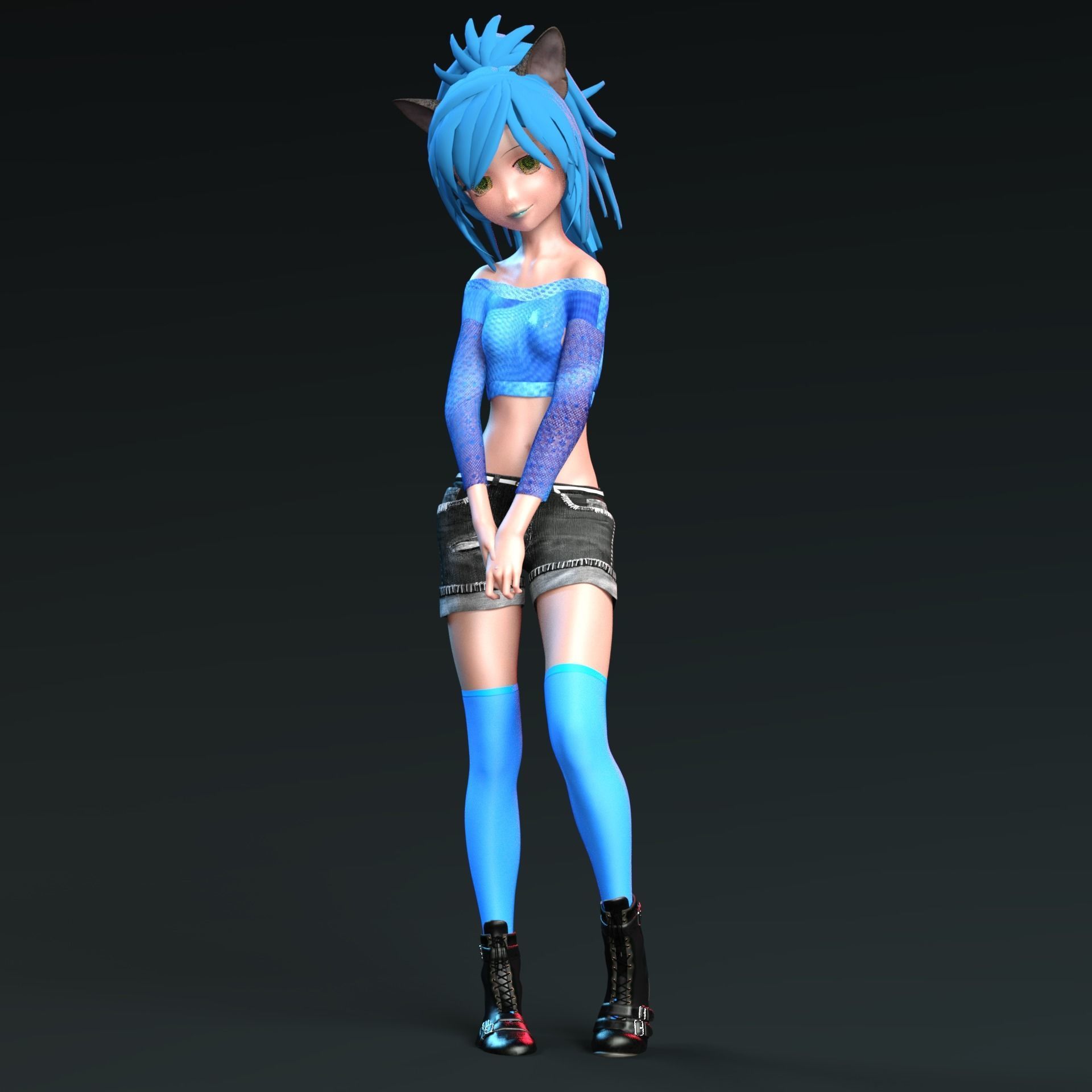 Trettesta character 3D model_1
