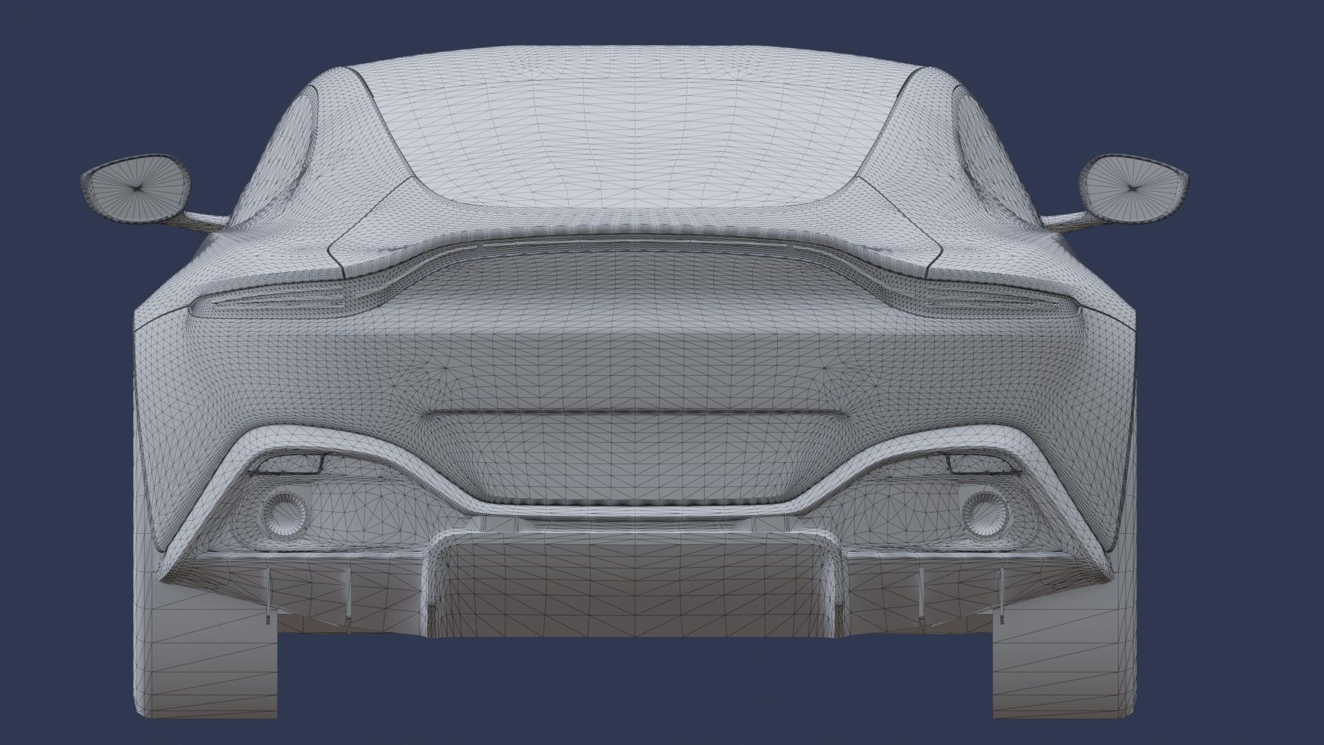 Aston Martin Vantage Low-poly 3D model_19