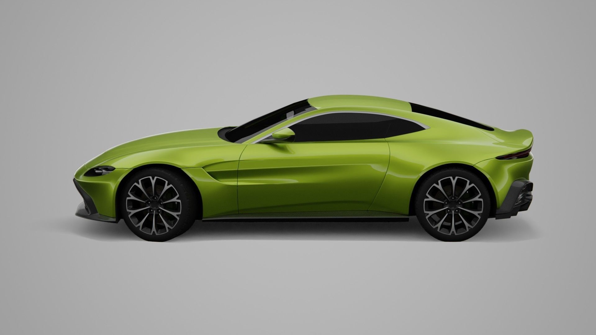 Aston Martin Vantage Low-poly 3D model_15